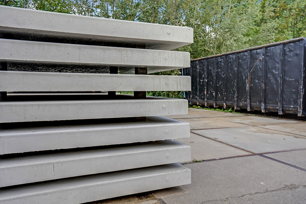 Goekope betonplaat